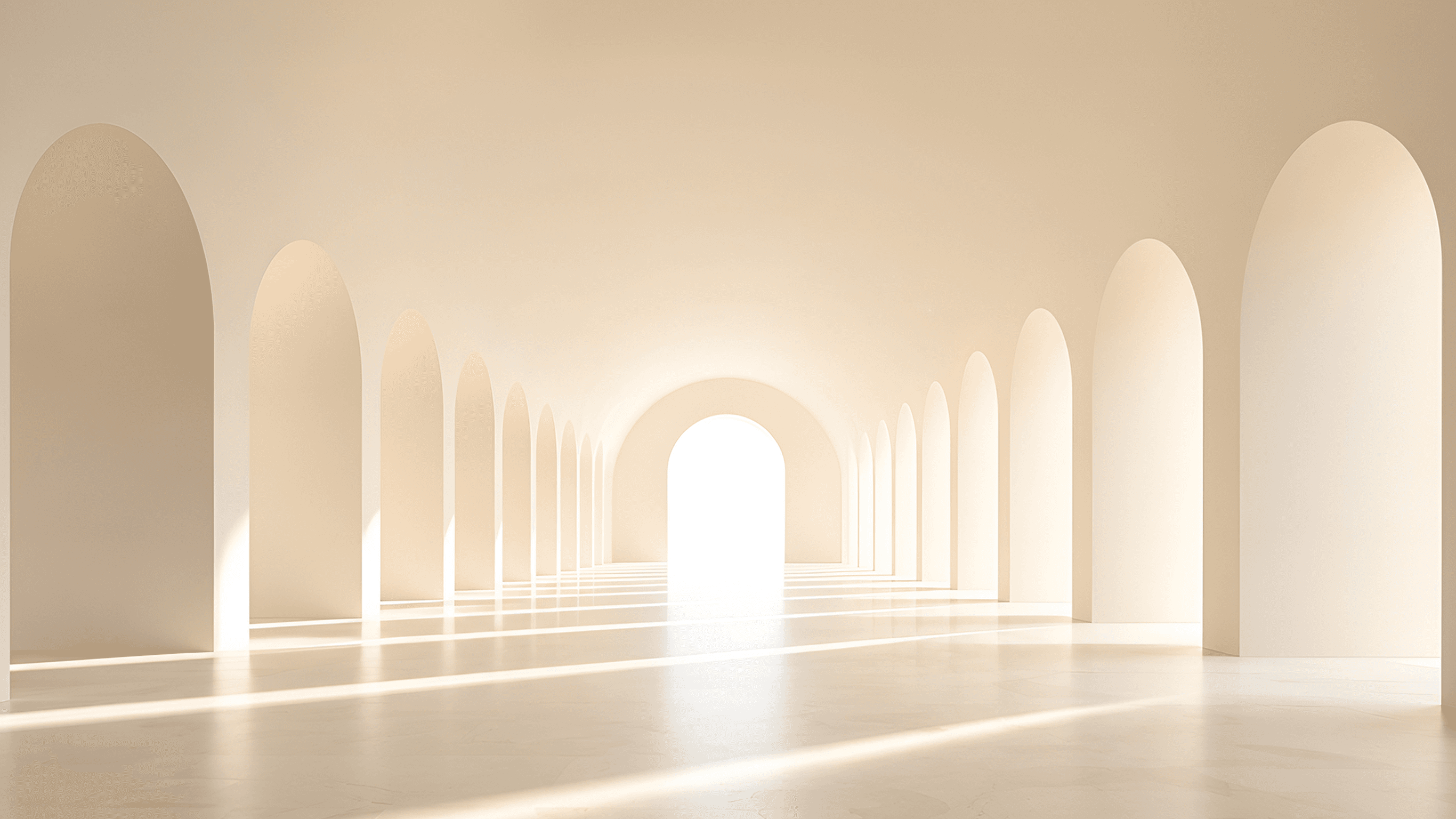 Hallway Pillars Background